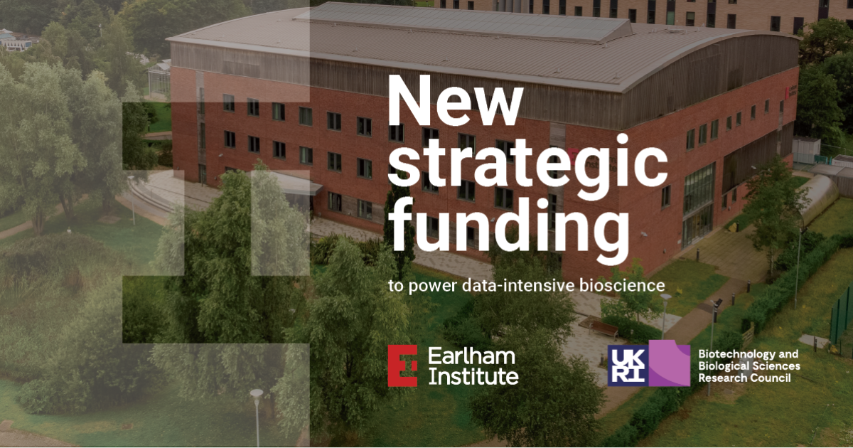 Earlham Institute awarded £31.4m to power dataintensive bioscience